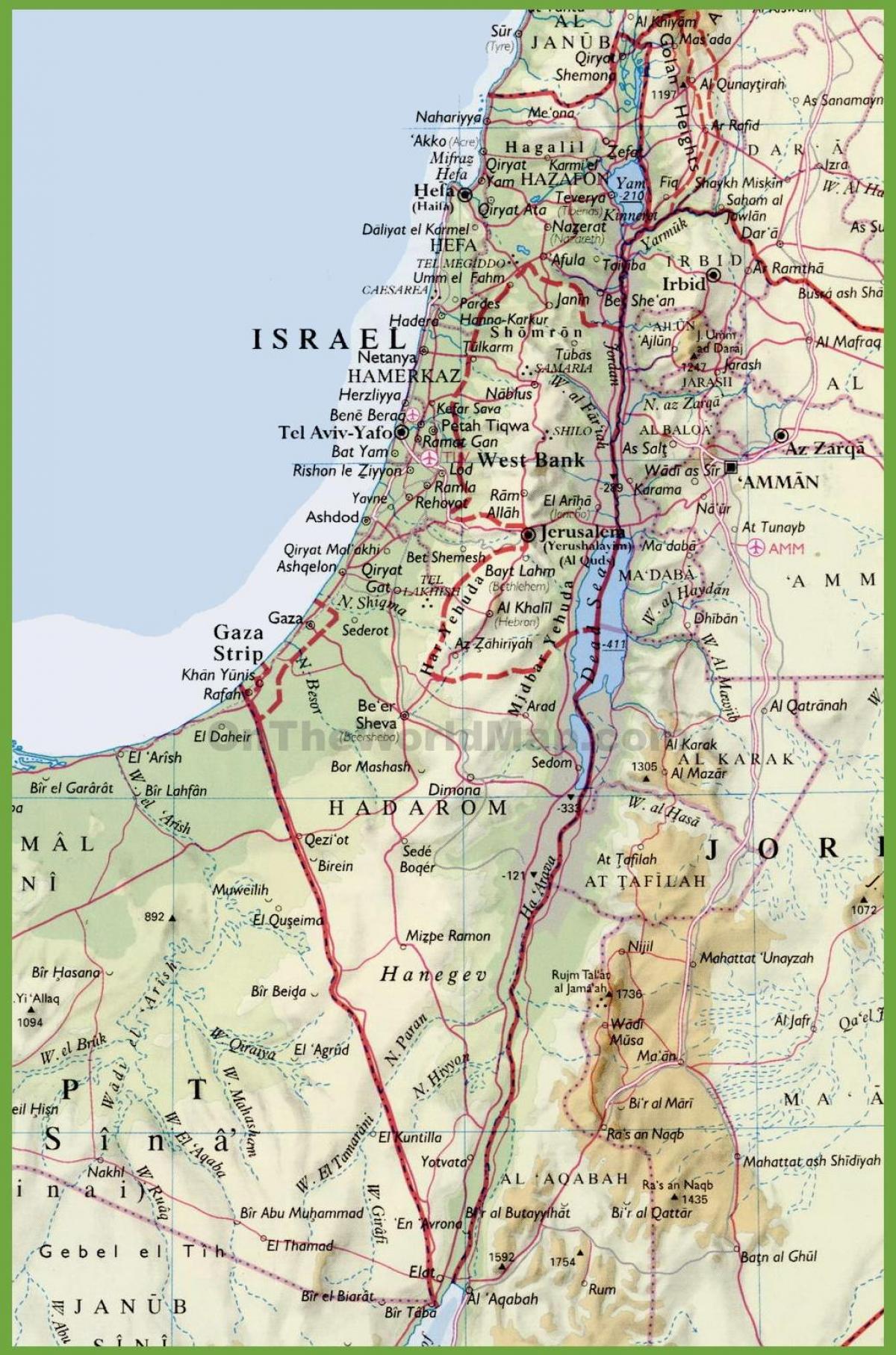 israels byer kart