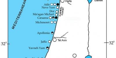 Kart over israel porter