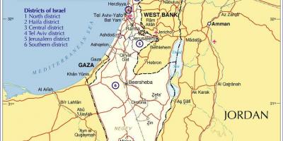 Israel regioner kart